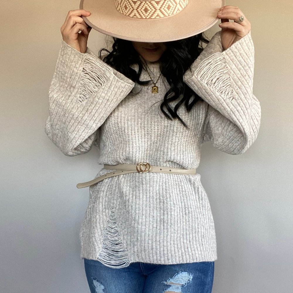 Bell Sleeve Sweater